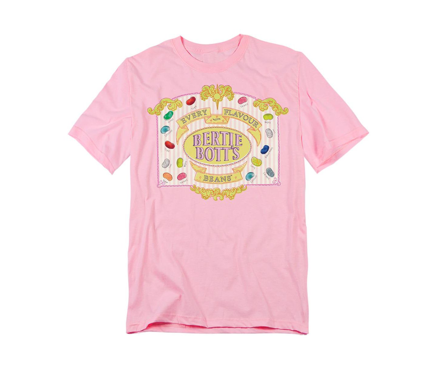 Мужская футболка Harry Potter Bertie Bott's Every Flavour Beans, цвет: Розовый — фото 1