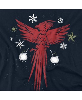 Men's Christmas Fawkes Phoenix Stamp T Shirt