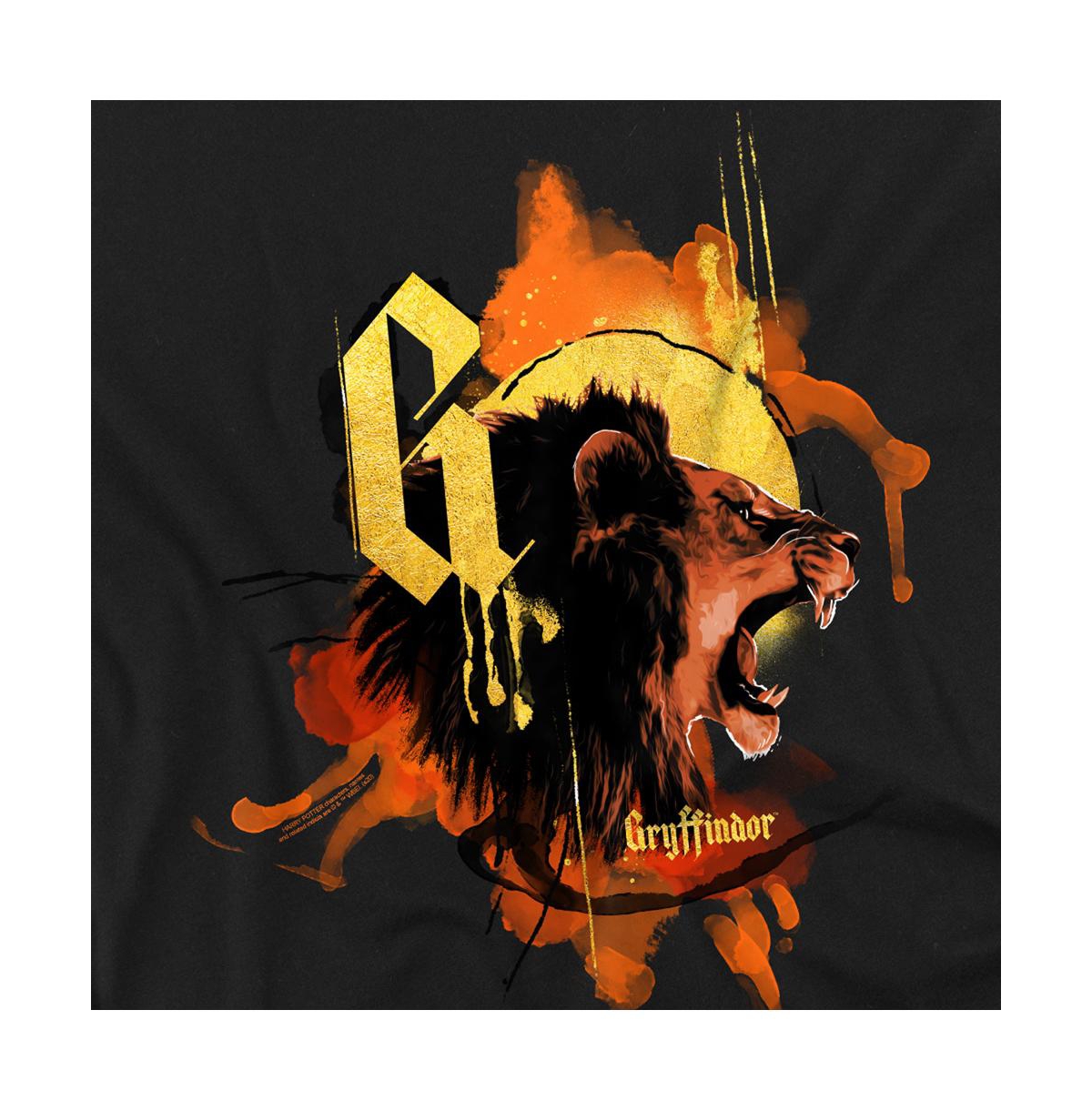 Harry Potter Men's Urban Elegance Gryffindor Lion T Shirt