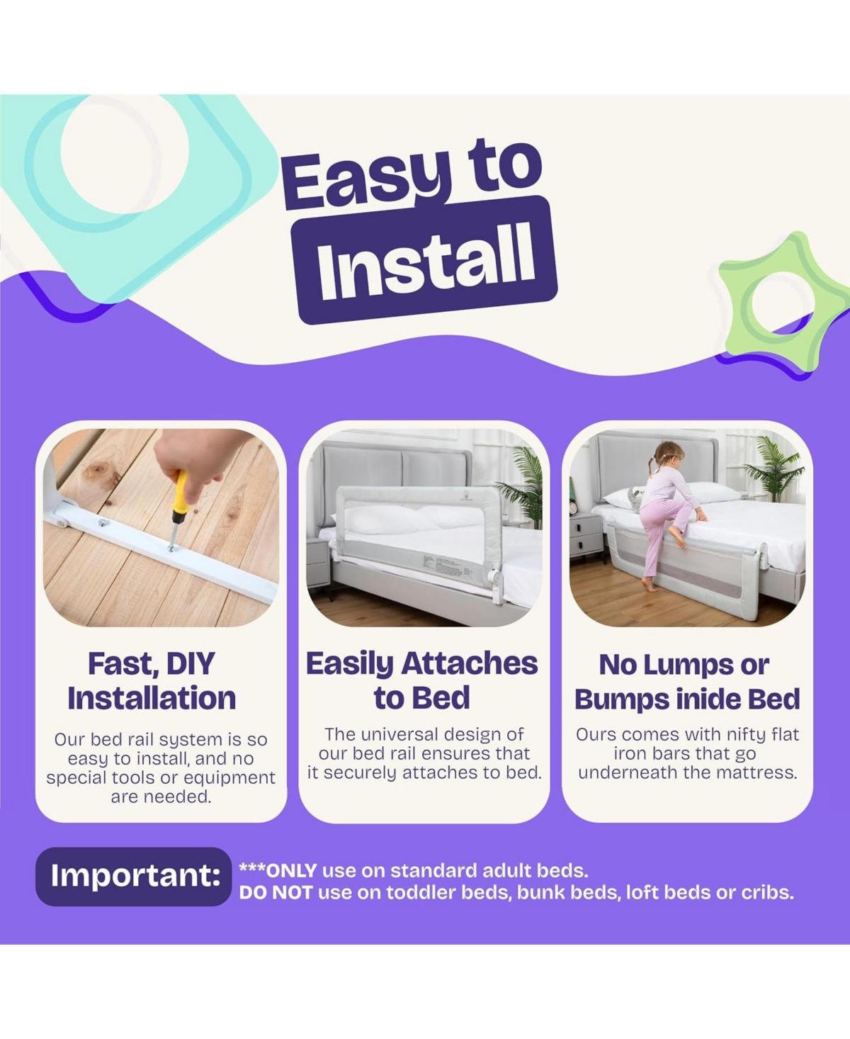 ComfyBumpy Toddler Bed Rail