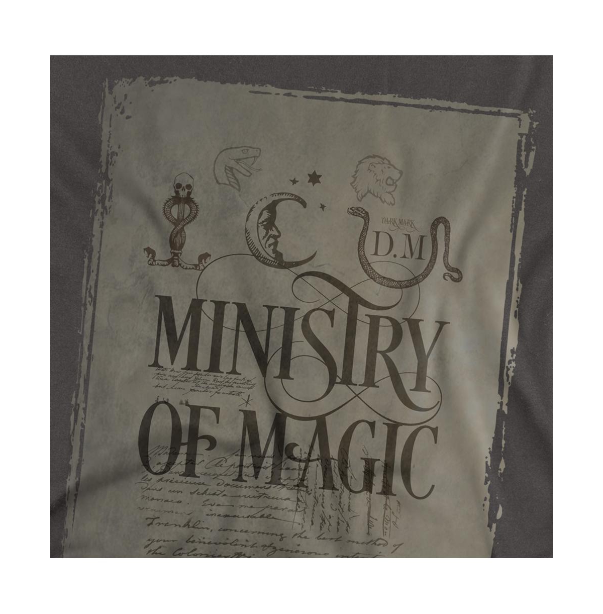 Harry Potter Men's Ministry Of Magic Parchment T Shirt