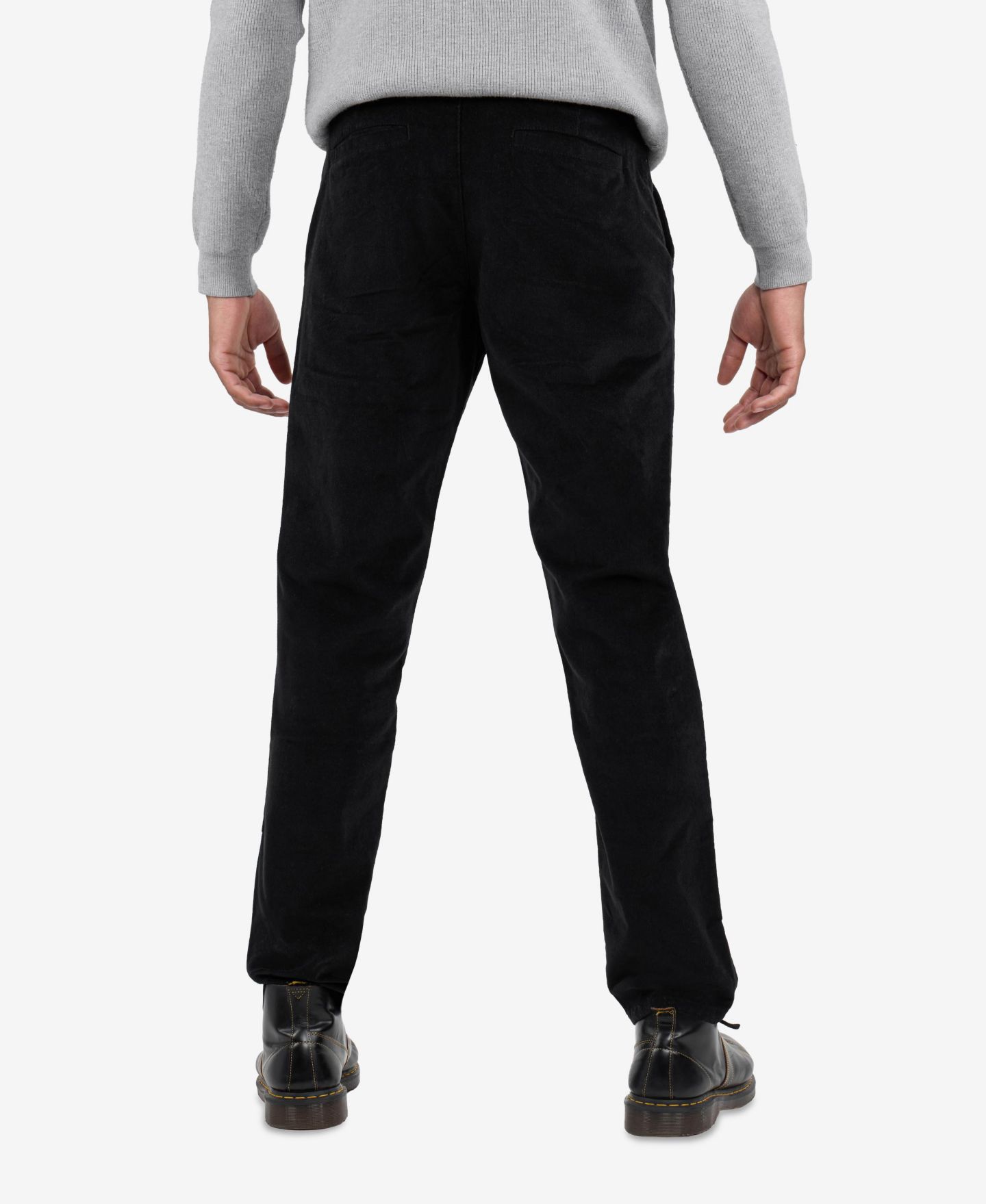 Мужские брюки SPRING + MERCER Slim Fit Corduroy, цвет: Чёрный — фото 2