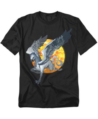 Men's Men Hippogriff Over The Moon T Shirt