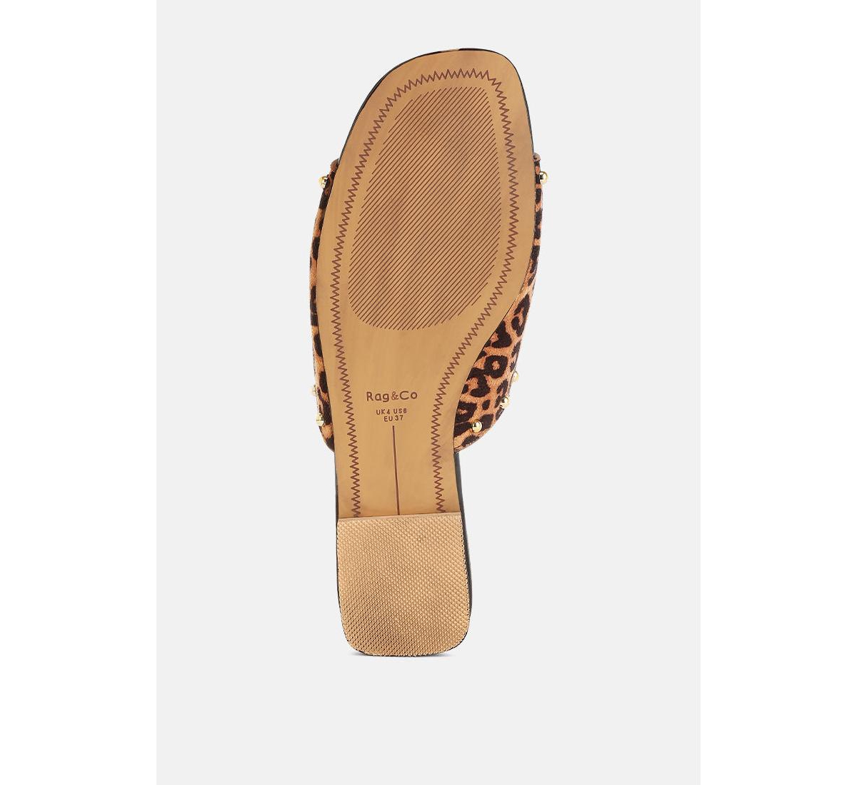 Hilsa Leopard Print Slip-On Flats
