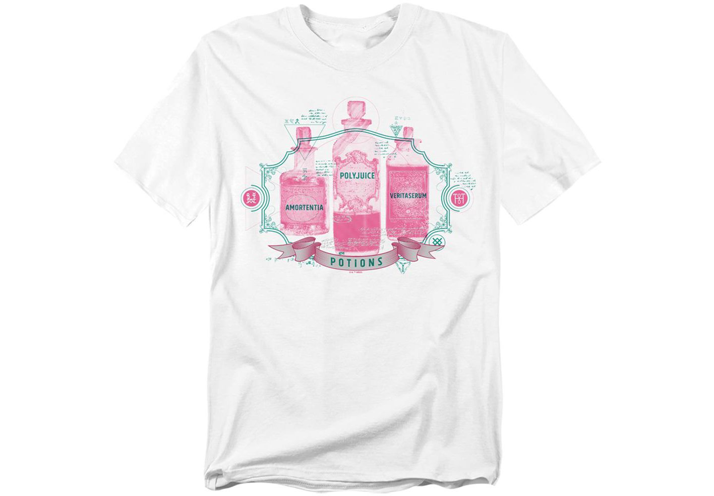 Мужская футболка Harry Potter Potions Polyjuice Veritaserum, цвет: Белый — фото 1