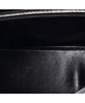 Medium Hourglass Top Handle Bag Leather