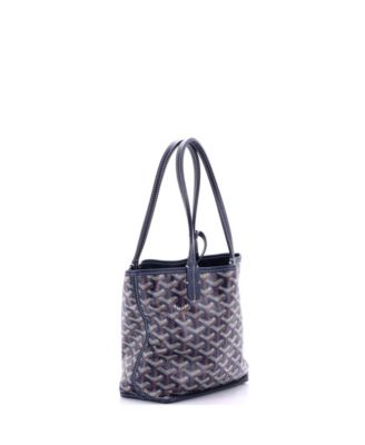 Mini Anjou Reversible Tote Coated Canvas