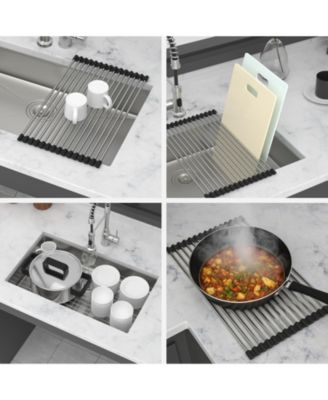 27x18x5.5inch ADA Compliant Kitchen Sink Undermount Stainless Steel Single Bowl 16 Gauge