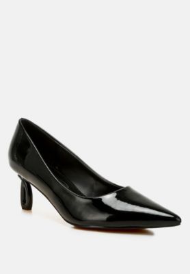 Womens Calla Pointed Toe Fantasy Heel Pumps