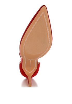 Womens Ushra Microfiber Stiletto Sandals