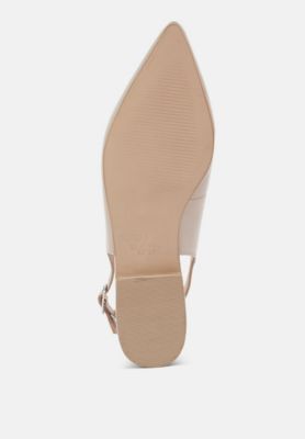 Womens Hocane Genuine Leather Slingback Sandals