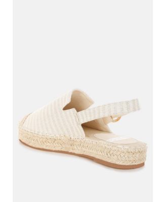 Womens Zalli Canvas Espadrilles Sandals
