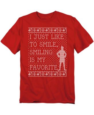 Men's I Just Like To Smile Faux Sweater T Shirt