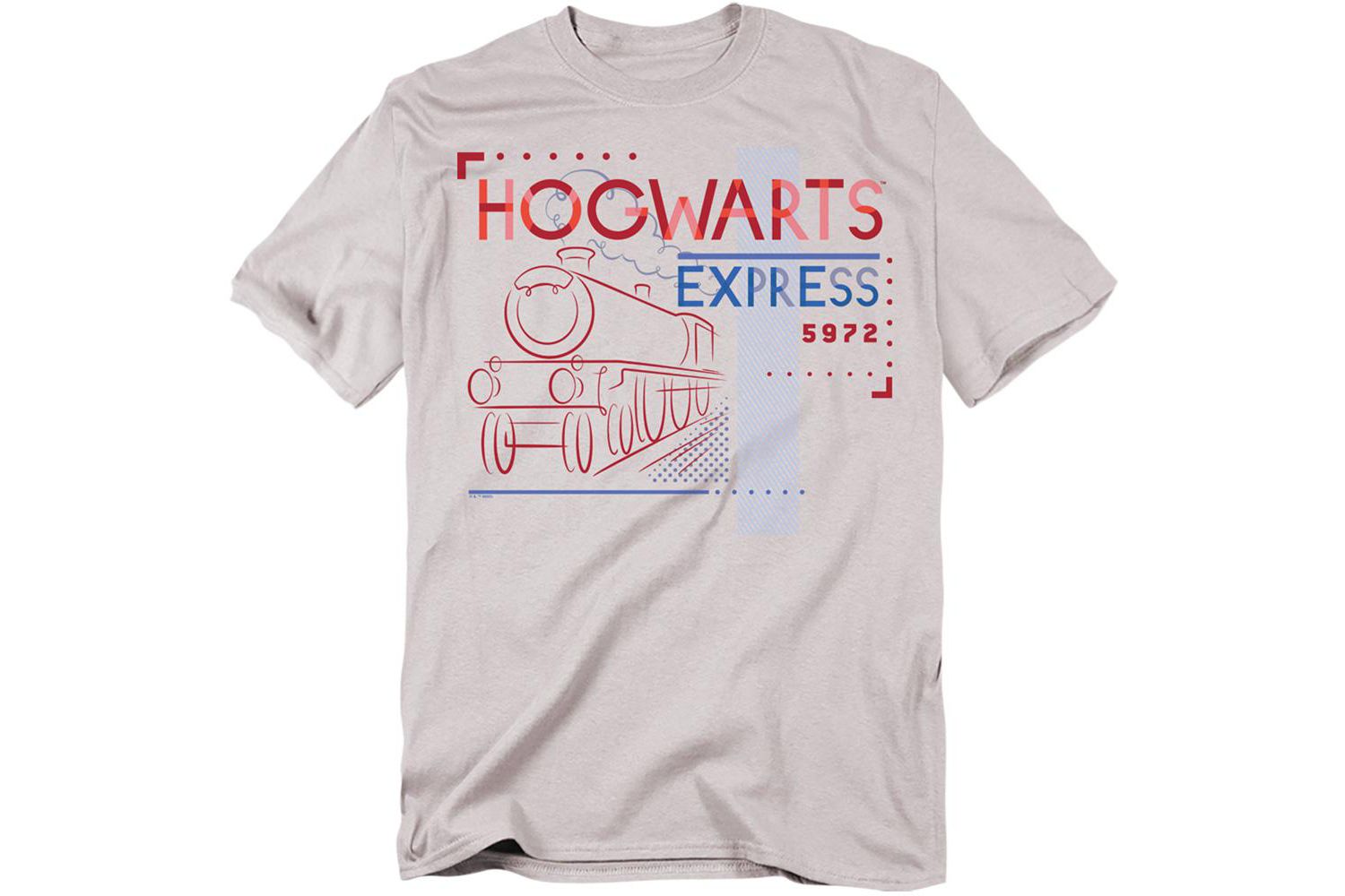 Men's Hogwarts Express Line Drawing T Shirt