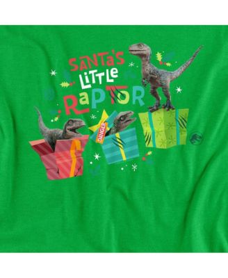 Men's Santa's Raptors Christmas Present Danger T Shirt