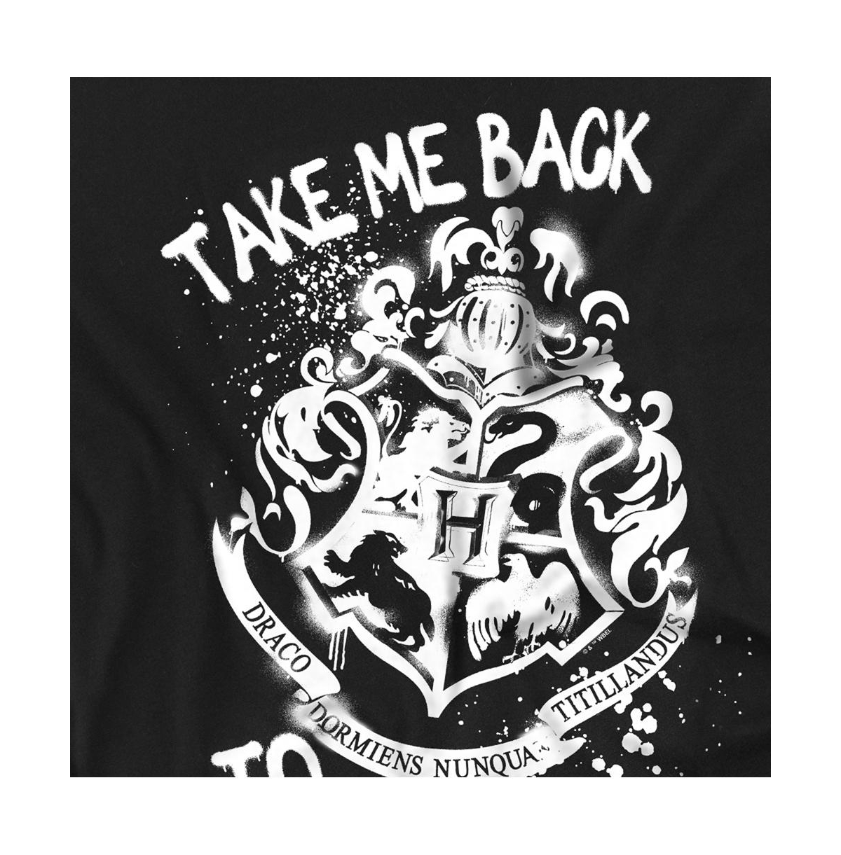 Harry Potter Men's Hogwarts Spray Badge T Shirt