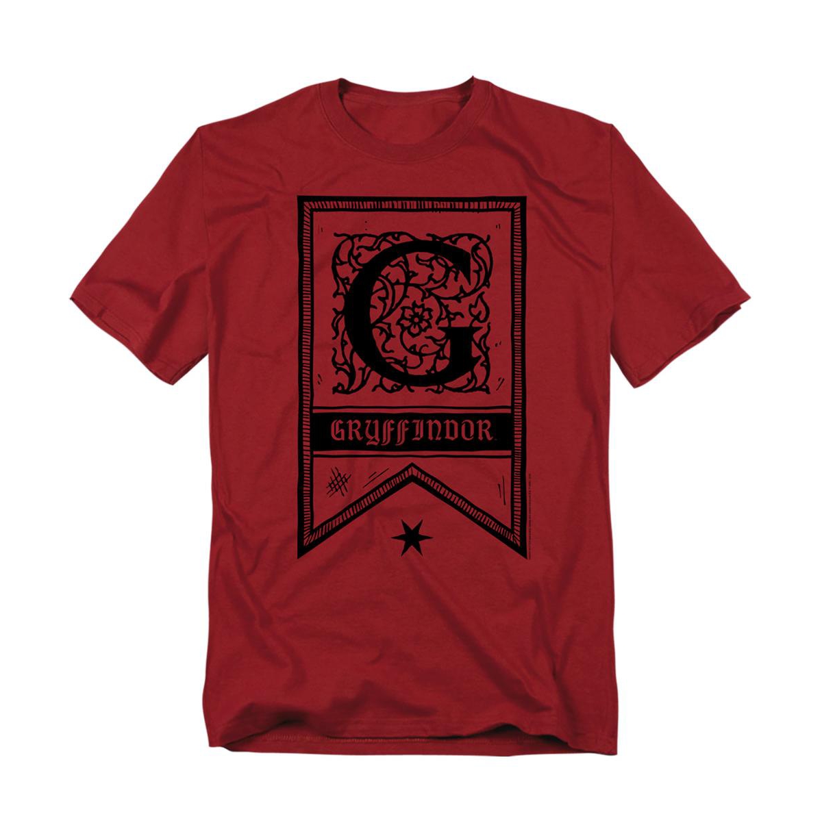 Harry Potter Men's Gryffindor Banner T Shirt