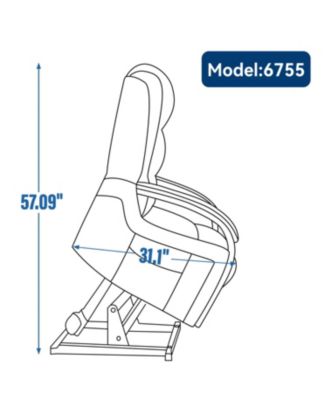 Power Lift Recliner Chair with Heat & Massage