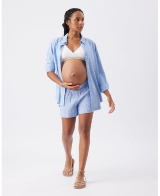 Maternity Ripe Abby Stripe Short