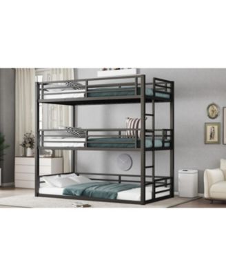 Triple Bunk Bed, Metal