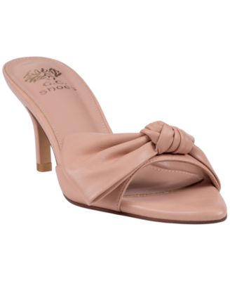 Women's Carmen Bow-Detail Slip-On Heeled Sandals