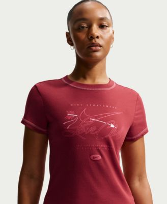 Sportswear Women's Chill Knit Slim Short-Sleeved Cropped T-Shirt