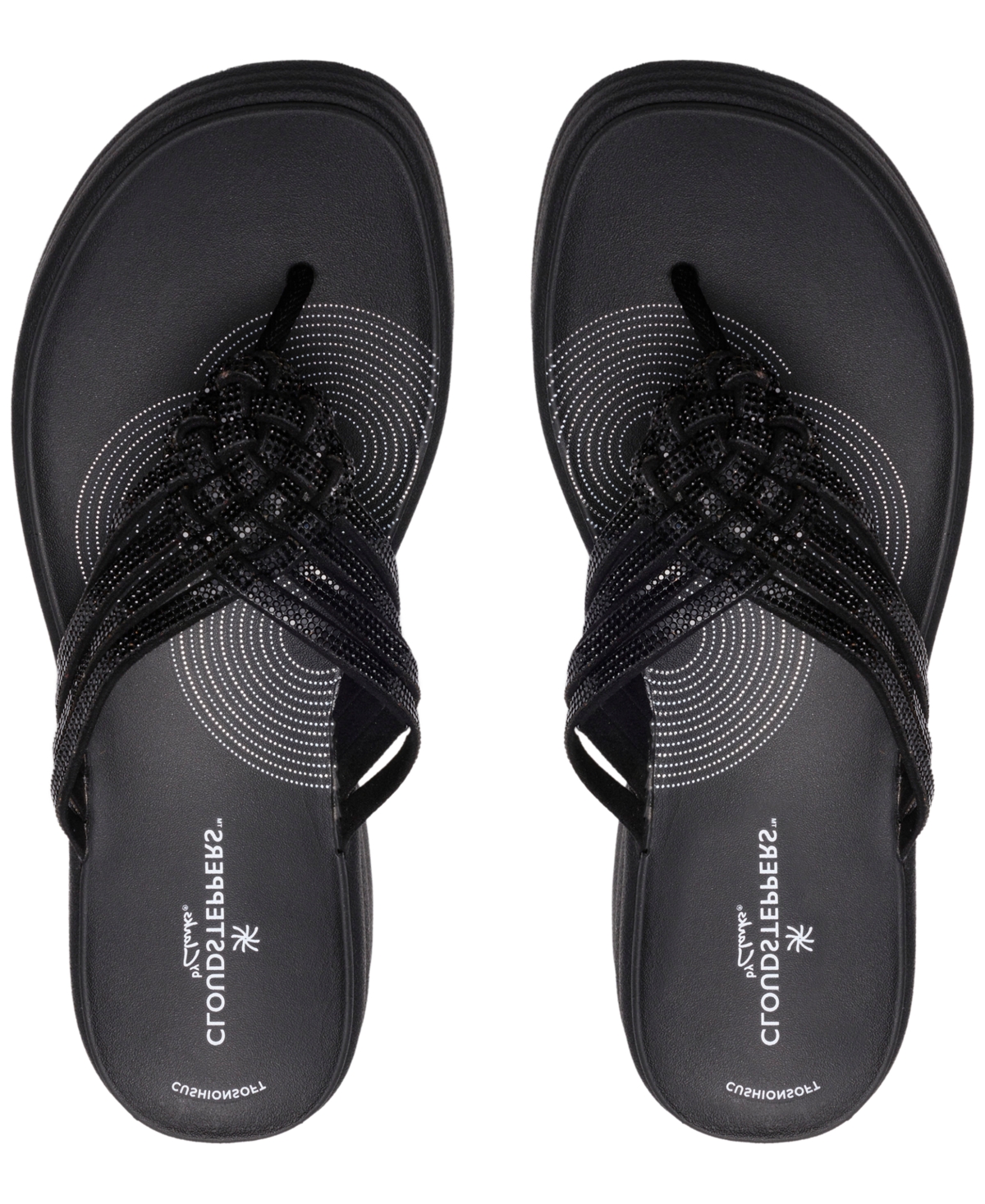 Clarks Women's Cloudsteppers Drift Gem Round Toe Sandals