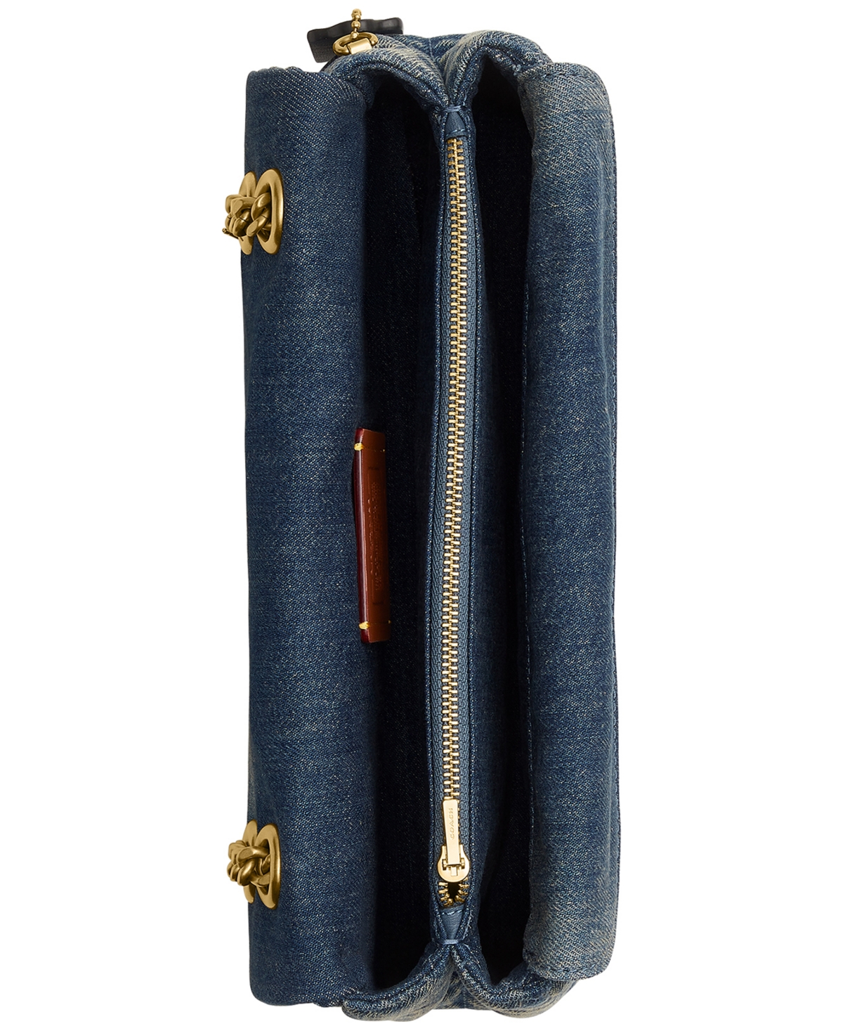 Coach Quilted Tabby Denim Small Shoulder Bag 26