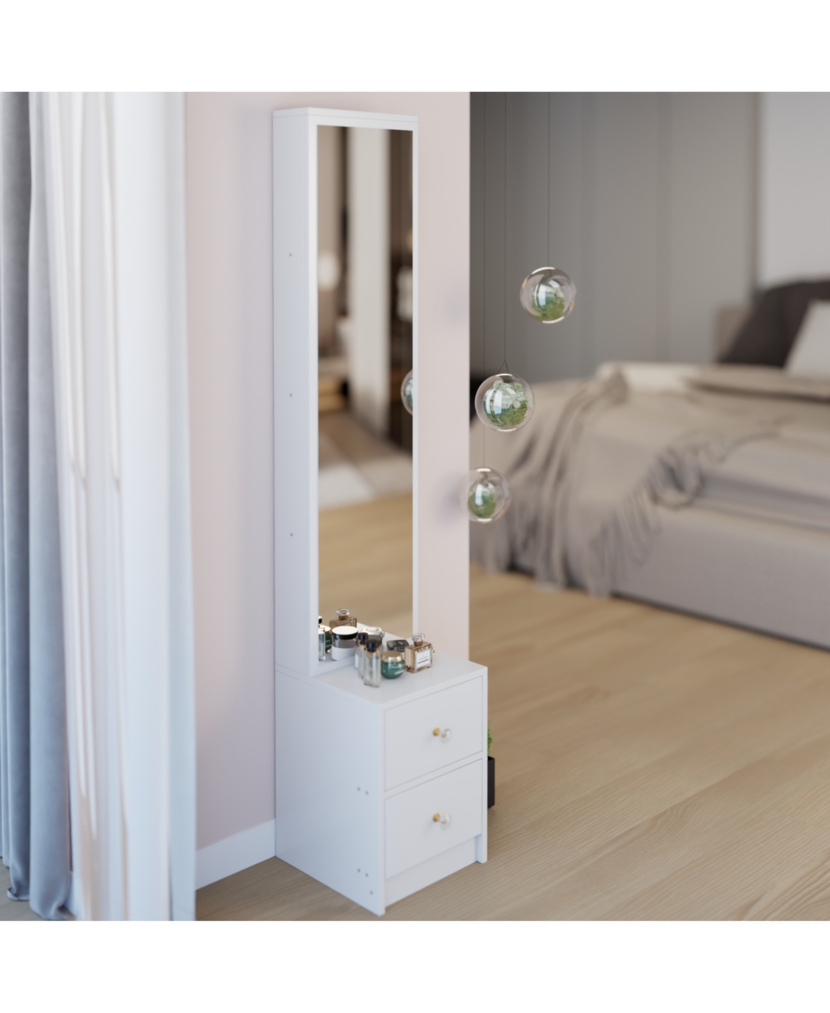 Streamdale Furniture Full Body Mirror Cabinet - Extra Large Storage