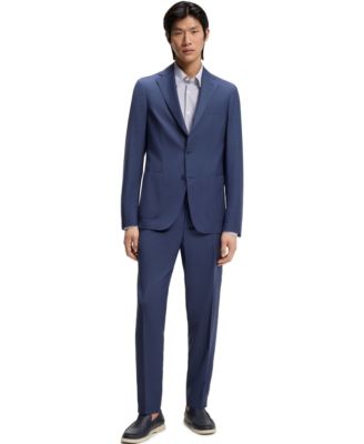 Men's Printed Performance-Stretch Regular-Fit Dress Shirt