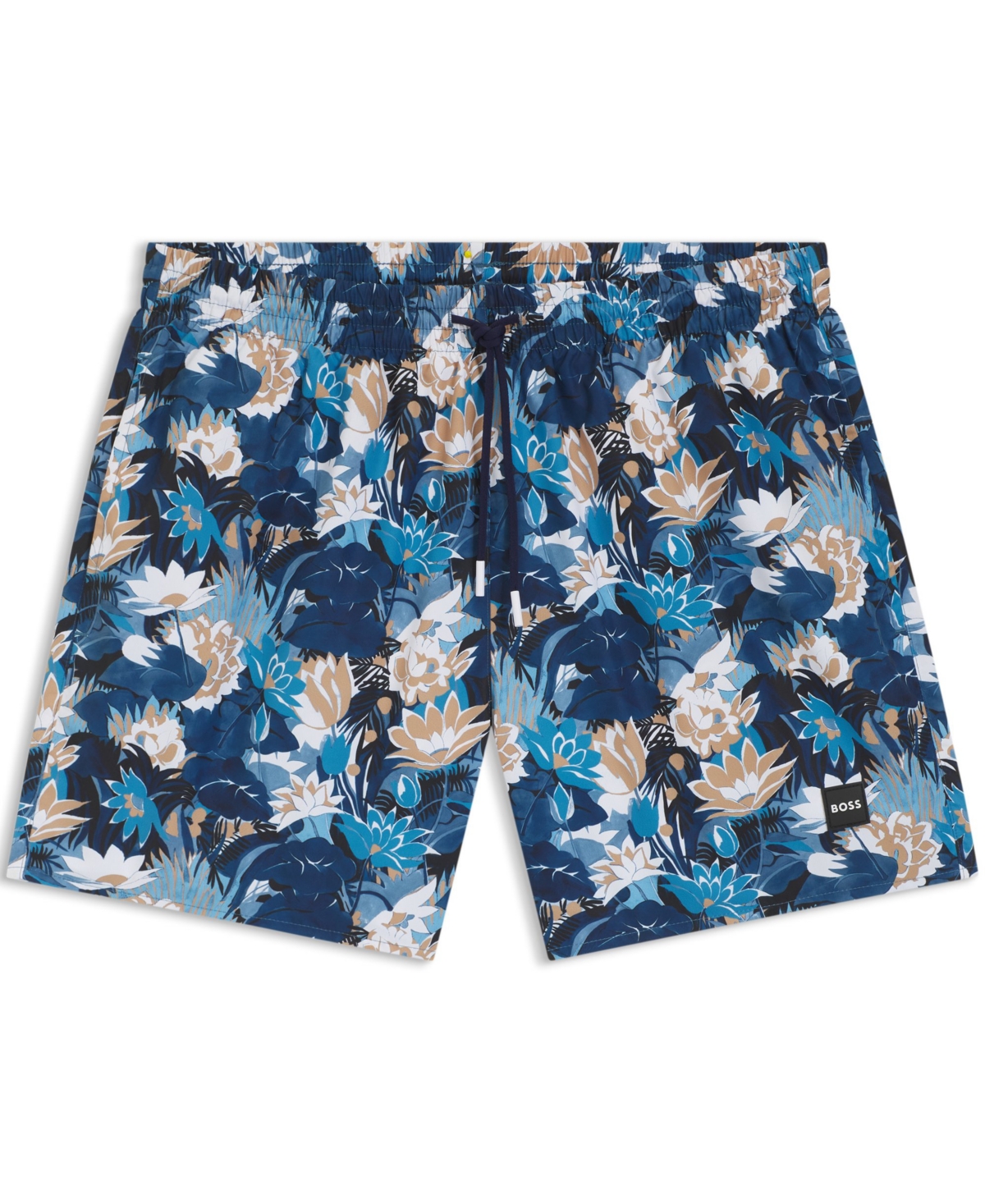 Boss by Hugo Men's Printed Quick-Drying Swim Shorts