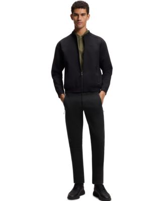 BOSS x Porsche Men's Reflective Branding Tracksuit Pants