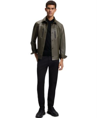 BOSS x Porsche Men's Mercerized Cotton Polo Shirt