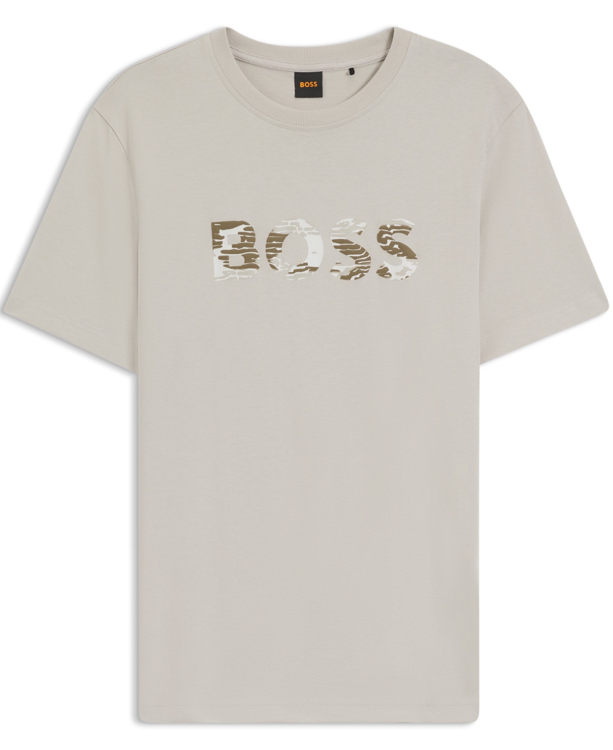 Boss by Hugo Men's Logo Print Cotton-Jersey T-Shirt