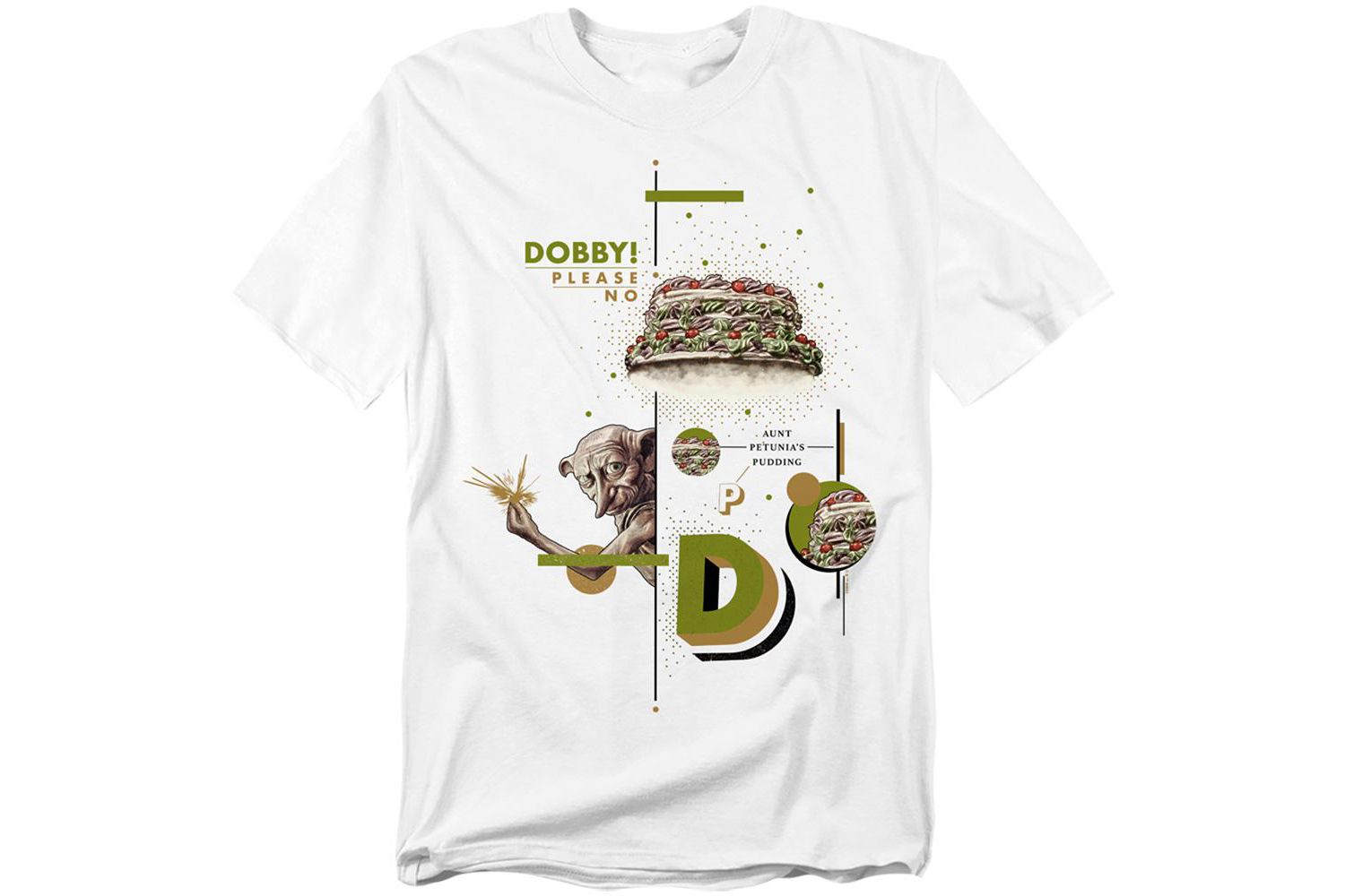 Men's Dobby Vs. Aunt Petunias Pudding T Shirt