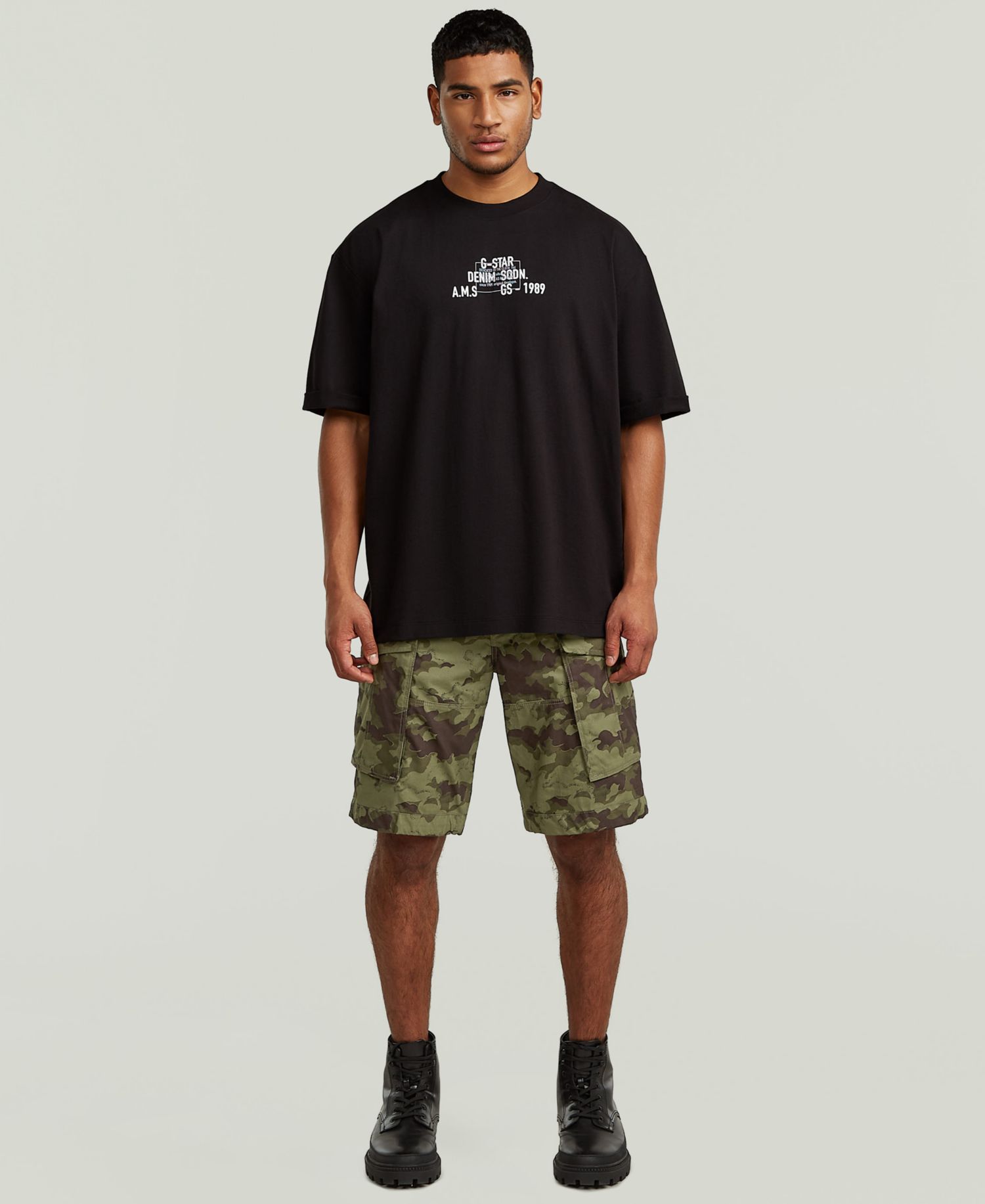 Men's Rovic Printed Zip Shorts