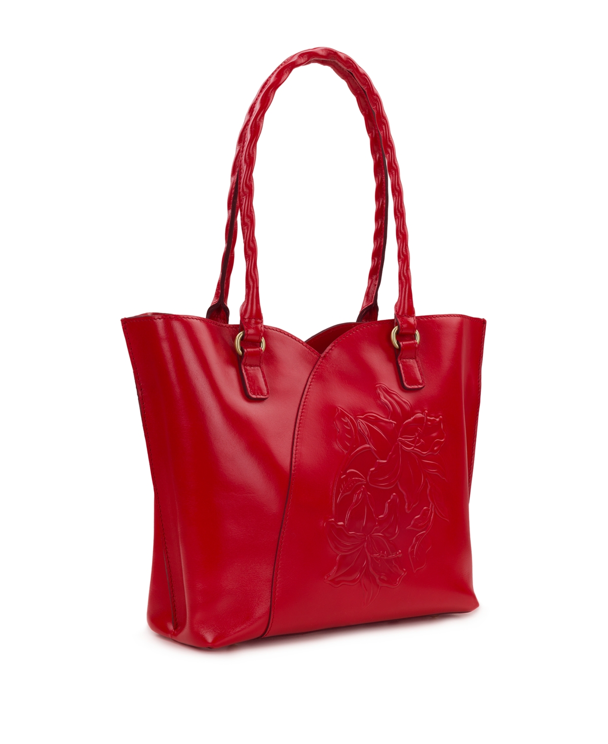 Patricia Nash Parisian Floral Tooled Large Marion Tote Bag