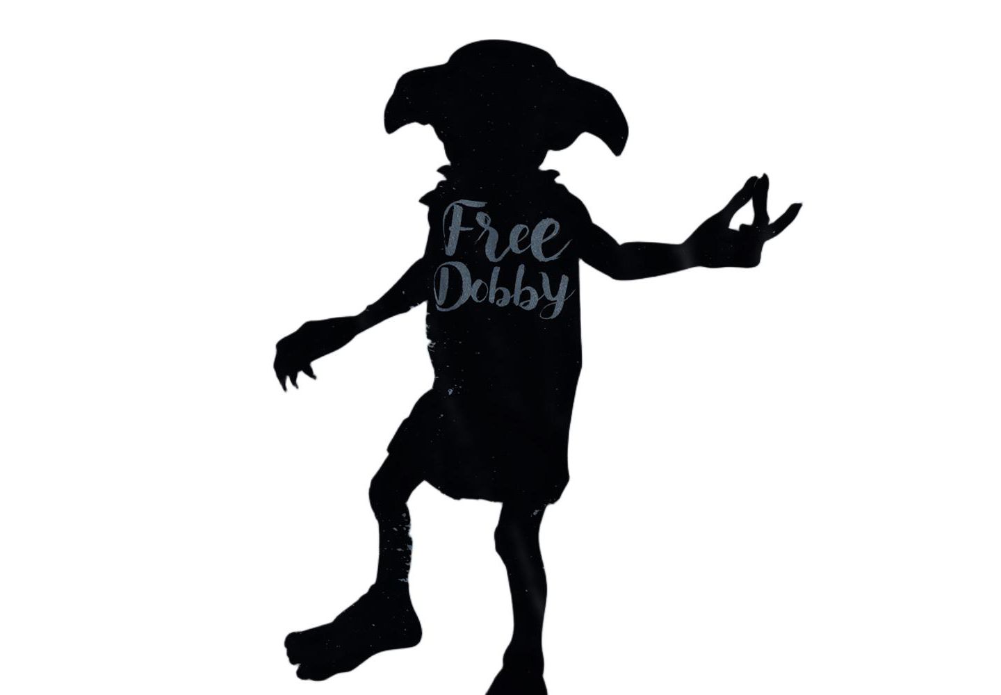 Мужская футболка Harry Potter Free Dobby Snap, цвет: Сланцевый — фото 3