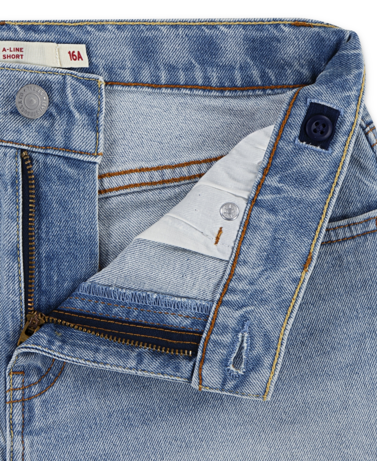 Levi's Big Girls A-Line Shorts