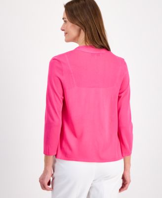 Women's Self Edge A-Line Cardigan, Regular & Petite