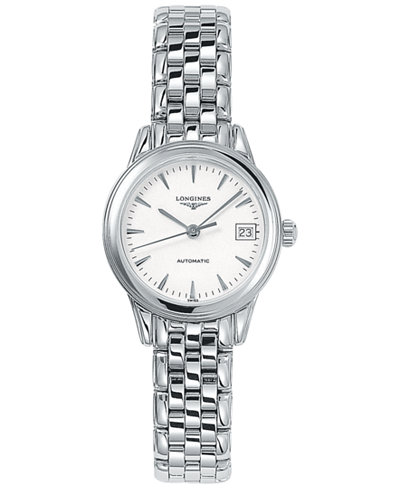 Longines Women's Swiss Automatic Flagship Stainless Steel Bracelet Watch 26mm L42744126