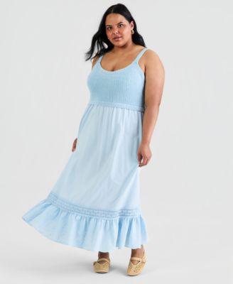 sachin and babi light blue dress Boho Mint Green Eyelet Lace Summer Dress main image 0