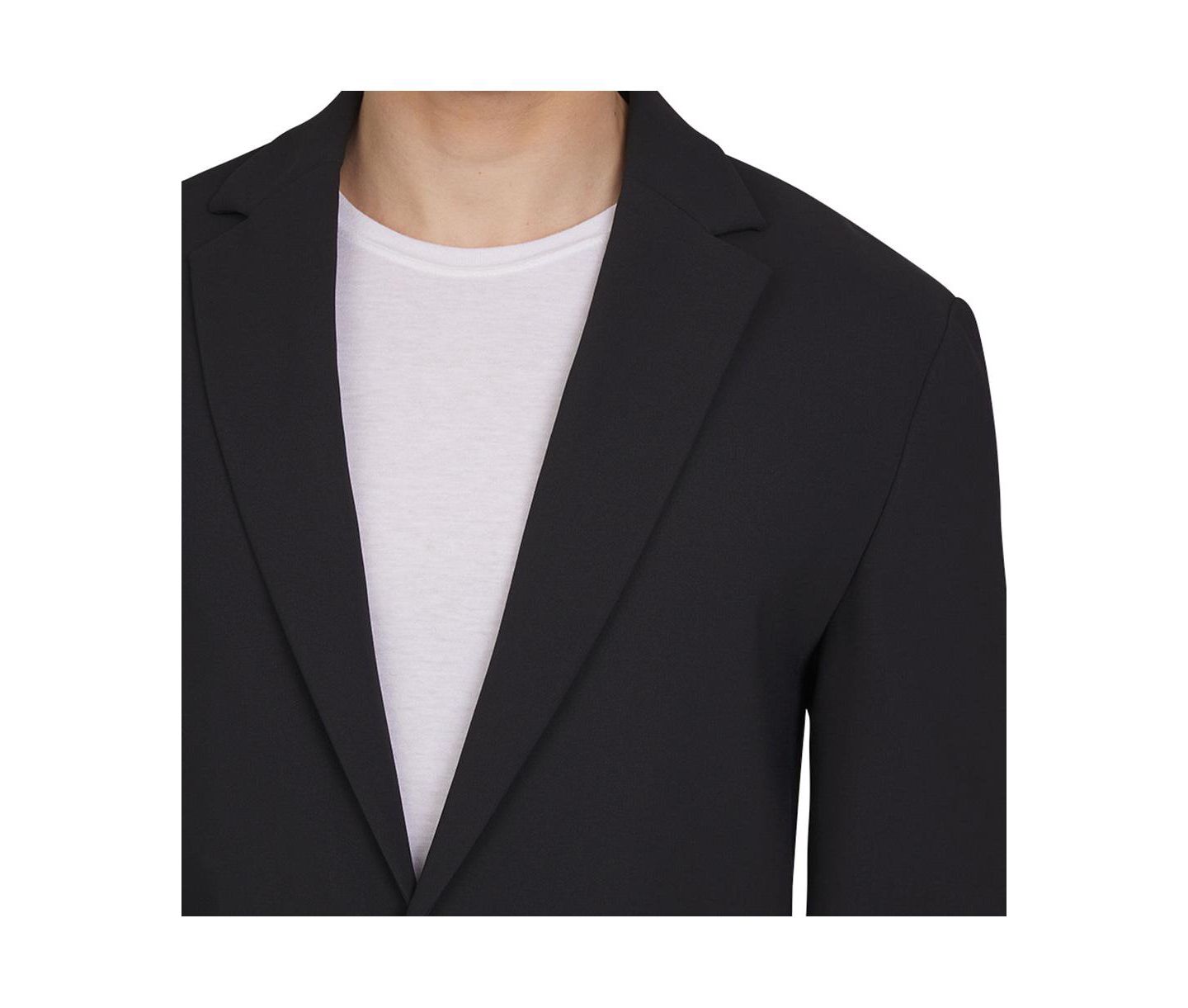 Мужской пиджак DKNY Modern-Fit Prospect Blazer, цвет: Чёрный — фото 3