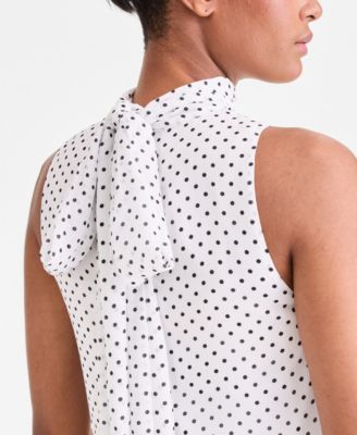 Women's Printed Sleeveless Midi Dress