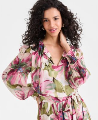 Women's Floral Midi Dress