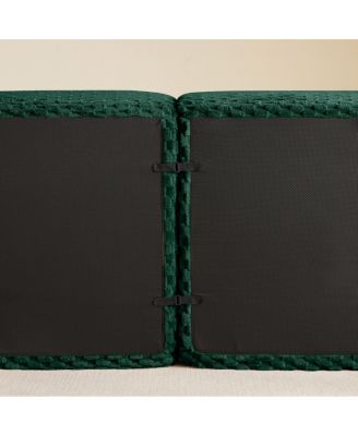 Modern Modular Sectional Sofa, Flannelette, Oversized 4-Seater