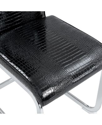 “Retro Alligator Dining Chairs, Set of 2”