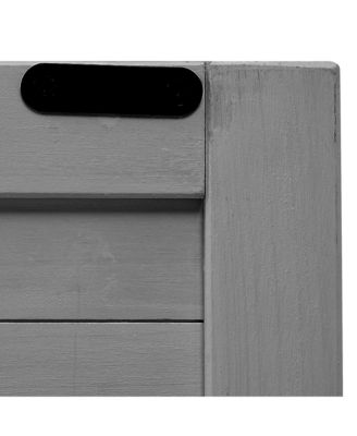 65 Inch Fir Wood Potting Bench with Drawer and Cabinet Storage