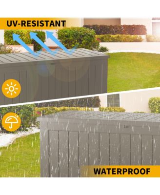 Mondawe 230 Gallon Large Resin Outdoor Storage Box