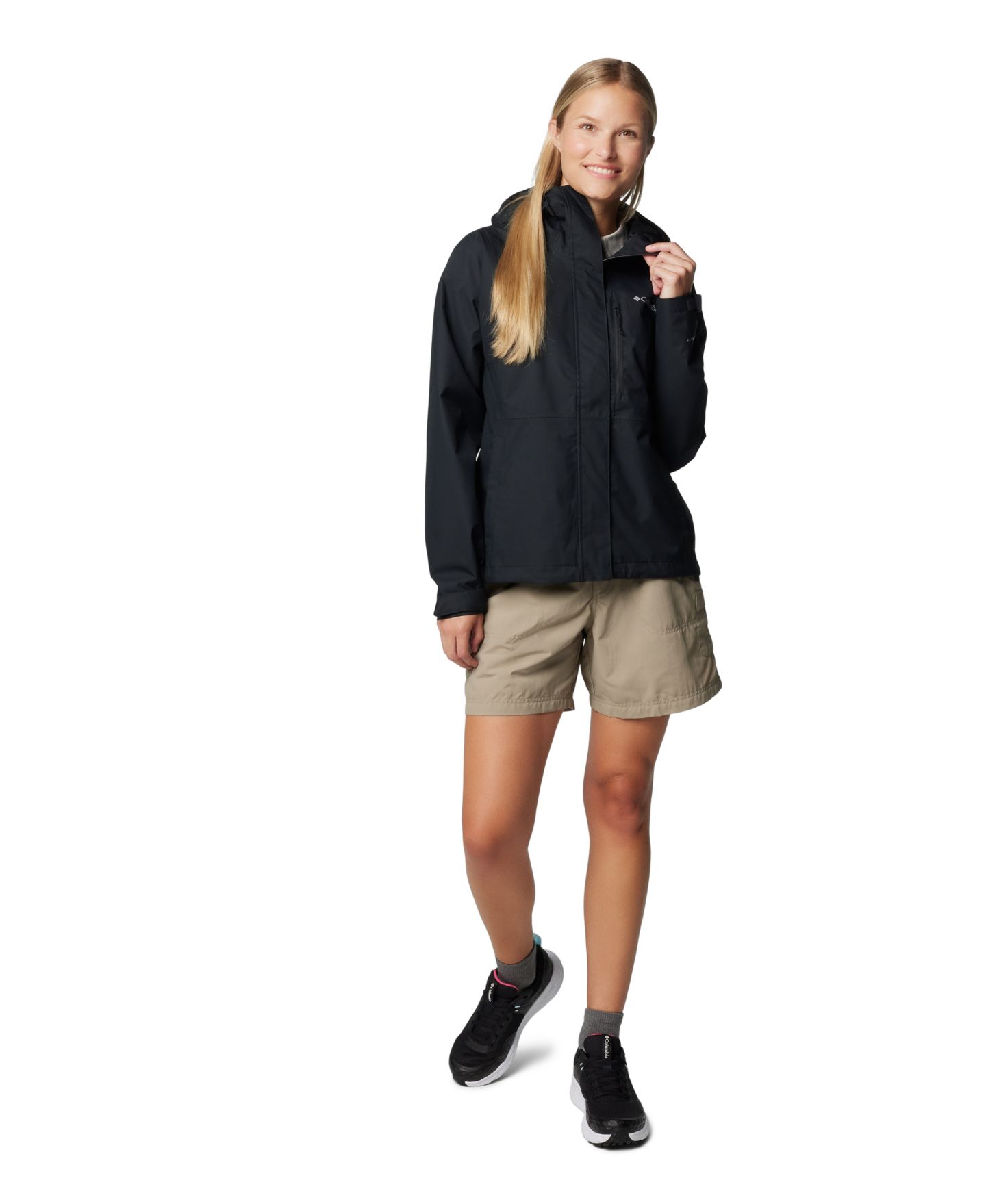 Женская куртка Columbia Hikebound II Hooded Waterproof, цвет: Чёрный — фото 2